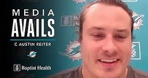 Austin Reiter meets with the media | Miami Dolphins