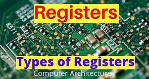 CPU Registers and Types of Registers