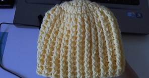How to crochet Easy Ribbed Beanie / Hat Style 1