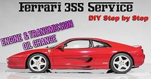 Ferrari F355 Service DIY Step by Step Part 1: Engine and Gearbox Oil Change