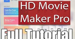 $ 10 HD Movie Maker Pro Tutorial, Video Editor. Replaces Windows Movie Maker!!