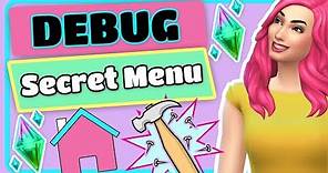 The Sims 4 Secret Hidden Objects Menu - Buy Debug Cheat