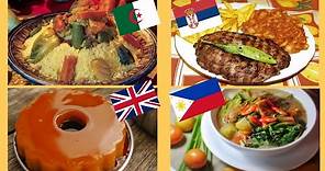 National Dish of Each Country - Part 1