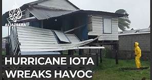 Hurricane Iota batters Central America
