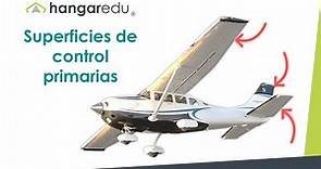 Superficies de Control de un Avión, ¿Cuáles son los controles de vuelo primarios y cómo funcionan?