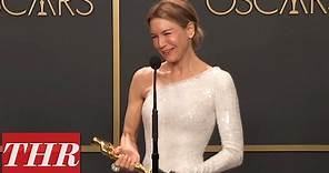 Oscar Winner Renée Zellweger Full Press Room Speech | THR