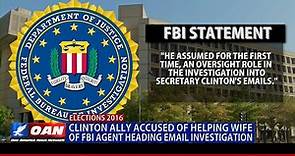 Hillary Clinton ally Terry McAuliffe helps FBI agent’s wife du...
