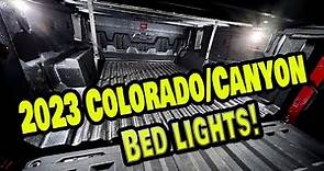 2023 Chevrolet Colorado/GMC Canyon factory Bed lights installation #2023colorado