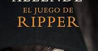 ▷ Descargar libro El juego del Ripper (PDF ePUB)
