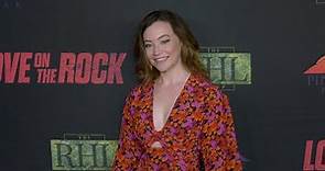 Colleen Foy “Love on the Rock” Premiere Red Carpet Fashion