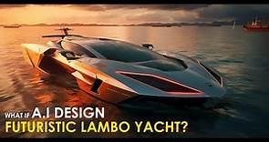 Futuristic Lamborghini Yacht