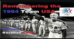 Remembering The 1984 Team USA Baseball Olympic Team