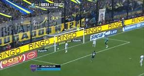 Gol de Calleri. Boca 2 - Quilmes 0. Fecha 17. Primera División 2015. FPT.
