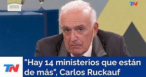 "Massa está frito" Carlos Ruckauf, exvicepresidente de la nación