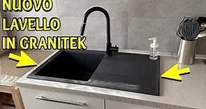 Sostituzione Lavello Cucina Con Il Nuovo Lavello a Incasso Elleci Granitek