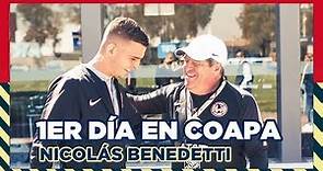 Primer día de Nicolás Benedetti en Club América