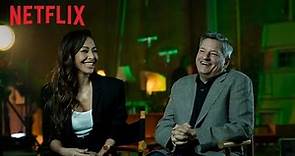 Ted Sarandos e Sabrina Sato no set de Reality Z | Netflix Brasil