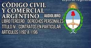 ⚠️ Artículos 1192 a 1196 - Código Civil y Comercial Argentino Audiolibro