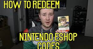 How To Redeem A Nintendo eShop Giftcard and Codes in 2023 - *UPDATED*