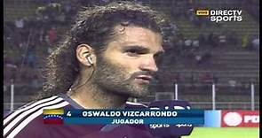Entrevista a Oswaldo Vizcarrondo posterior al partido contra Bolivia 2-2.