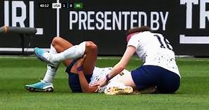 Mallory Swanson nasty knee injury Against Republic of Ireland 💔😔2023 HD
