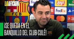 Xavi Hernández continuará como entrenador del Barcelona