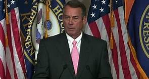House Speaker John Boehner resigns