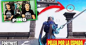 PINO vs ARES POR LA ESPADA DEL INFINITO EN FORTNITE/ Patio de juegos