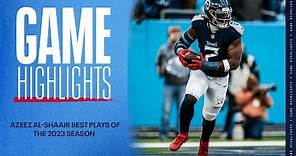 Azeez Al-Shaair Best Plays of the 2023 Season | Game Highlights