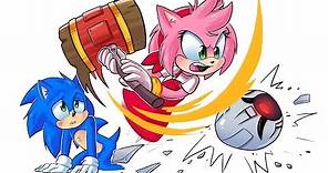 La Historia de Sonic & Amy (Movie) En Sonic 3 | Sonamy Cómic-Dub | Legacy of CHAOS