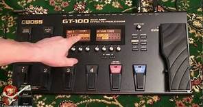 Roland Boss GT-100 GT100 Effects Processor Pedal | Close Up Inside and Out Review | Tony Mckenzie