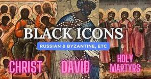 ICONS DEPICTING ''BLACK'' SAINTS, COMPILATION VIDEO