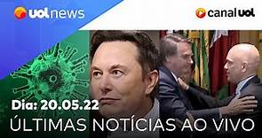 Bolsonaro com Elon Musk; Alexandre de Moraes, alta da covid, varíola do macaco, Doria e Tebet