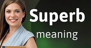 Understanding the Phrase "Superb"