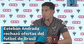 Esteban Andrada sobre los rumores de su salida de Rayados de Monterrey: "Mi deseo es quedarme"