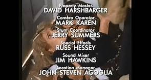 She Knows Too Much (1989) End Credits (WE 2004)