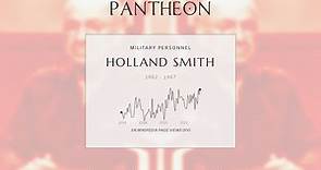 Holland Smith Biography - United States Marine Corps general