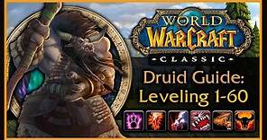 Classic WoW: Druid Leveling Guide (Talents, Form Rotations, Addons, Tips & Tricks)