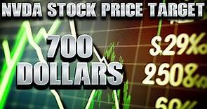 NVDA Stock Price Target 700 dollars (NVDA to reach 700 )