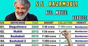 Director S S Rajamouli All Hit and Flops Movie || S S Rajamouli All Movie List 2024
