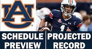 Auburn Football 2024 Schedule Preview & Record Projection