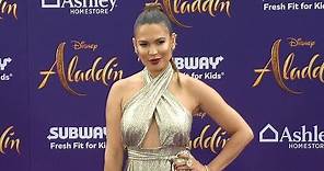 Nadine Velazquez "Aladdin" World Premiere Purple Carpet