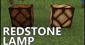 How To Use REDSTONE LAMPS In Minecraft