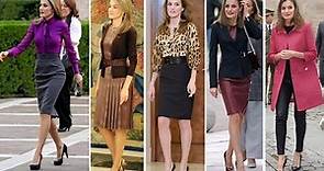 queen letizia of Spain Fashion