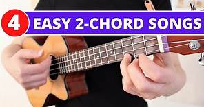 Easy 2 Chord Songs! Beginner Ukulele Tutorial