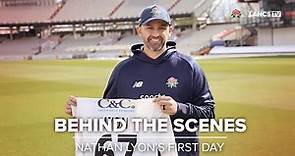 BEHIND THE SCENES 🎬 | Nathan Lyon's first day at Lancashire Cricket
