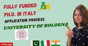 Ph.D. in Italy/Application process/ Eligibility/ How to Apply at University of Bologna