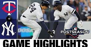Didi Gregorius' grand slam powers Yankees to ALDS Game 2 to win | Twins-Yankees ALDS Highlights