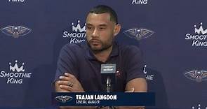 Trajan Langdon interview | 2023 New Orleans Pelicans Media Day