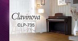 Yamaha Clavinova CLP-735 Digital Piano Overview